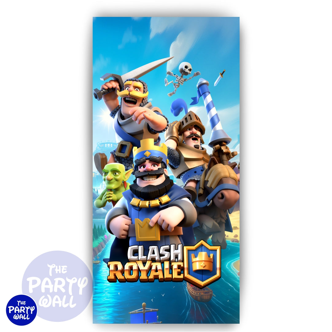 Clash Royale - Funda para mampara de punta redonda o rectangular
