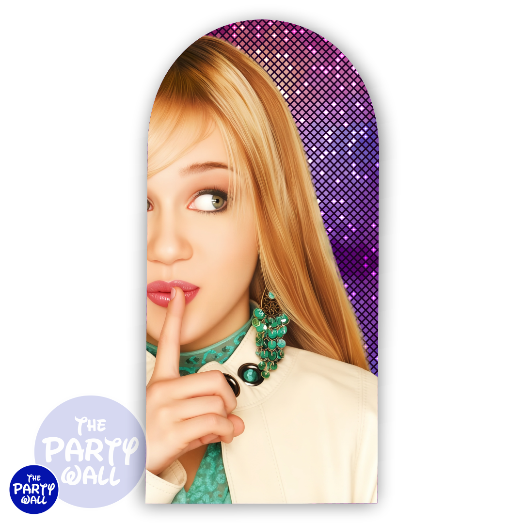 Hannah Montana - Funda para mampara de punta redonda o rectangular