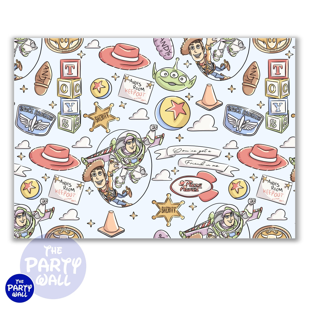 Toy Story - Funda para mampara cuadrada o rectangular