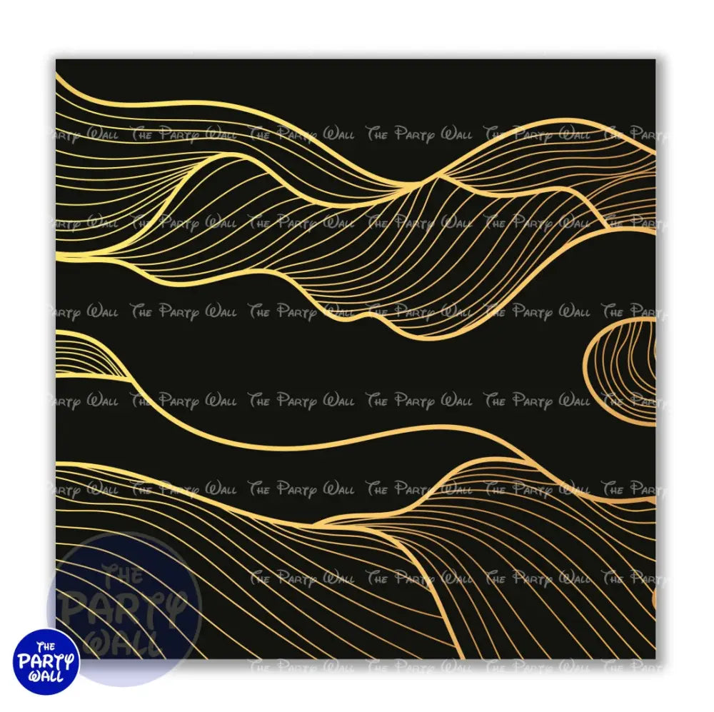 Aesthetic Gold - Funda para mampara cuadrada o rectangular Cuadrado o Rectangular