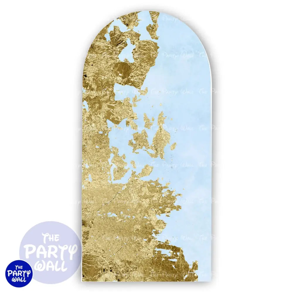 Aesthetic Gold - Funda para mampara de punta redonda o rectangular Mampara de punta redonda