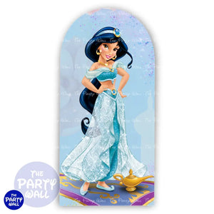 Aladdín - Funda para mampara de punta redonda o rectangular Mampara de punta redonda