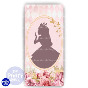 Alicia en el País de las Maravillas - Funda para mampara de punta redonda o rectangular Mampara de punta redonda