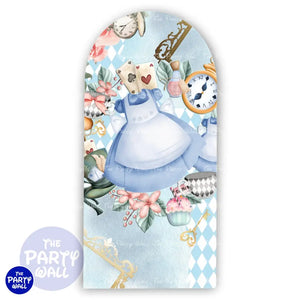 Alicia en el País de las Maravillas - Funda para mampara de punta redonda o rectangular Mampara de punta redonda