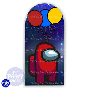 Among Us - Funda para mampara de punta redonda o rectangular Mampara de punta redonda