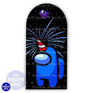 Among Us - Funda para mampara de punta redonda o rectangular Mampara de punta redonda