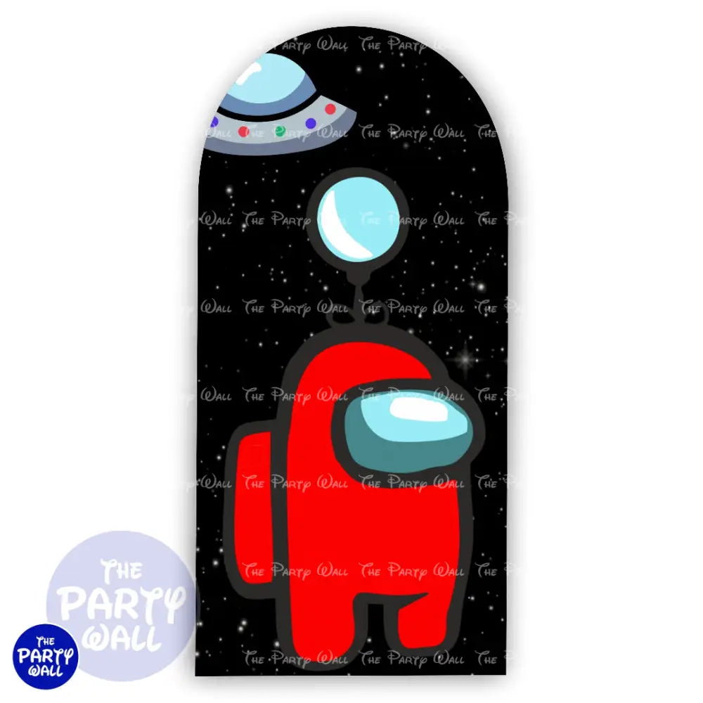 Among Us - Funda para mampara de punta redonda o rectangular Mampara de punta redonda