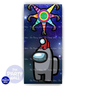 Among Us - Funda para mampara de punta redonda o rectangular Mampara de punta redonda