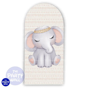 Animalitos Boho - Funda para mampara de punta redonda o rectangular Mampara de punta redonda