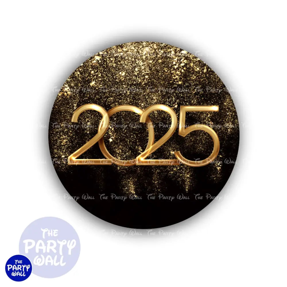 Año Nuevo - Funda para mampara circular Circular