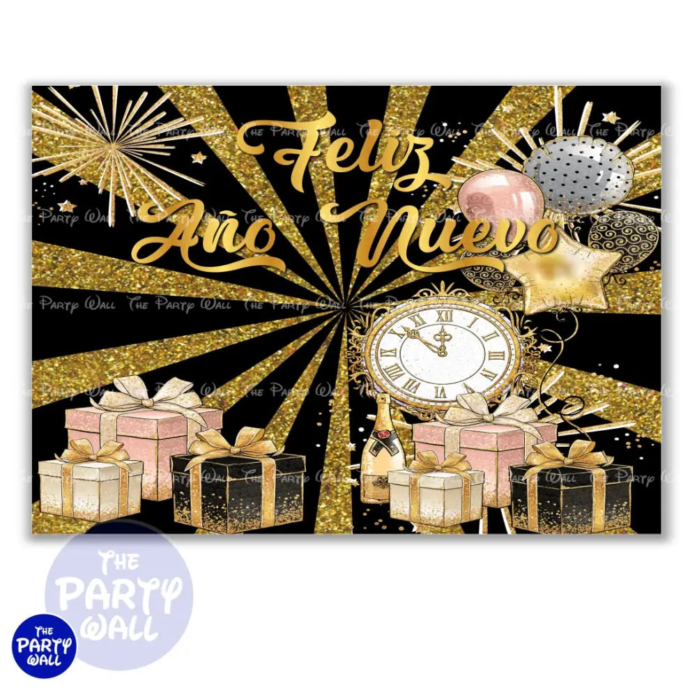 Año Nuevo - Funda para mampara cuadrada o rectangular Cuadrado o Rectangular
