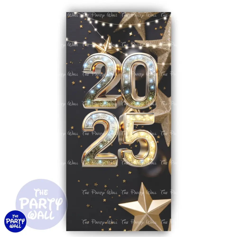 Año Nuevo - Funda para mampara de punta redonda o rectangular Mampara de punta redonda