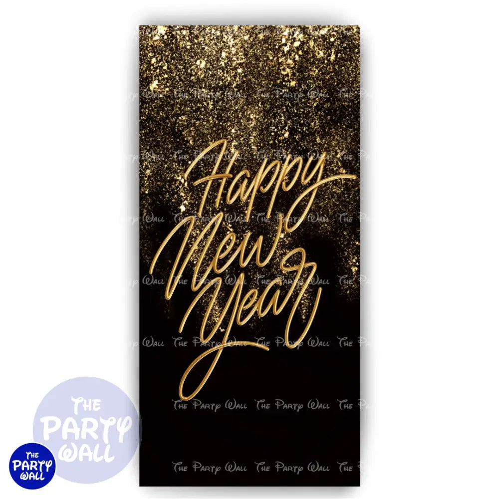 Año Nuevo - Funda para mampara de punta redonda o rectangular Mampara de punta redonda