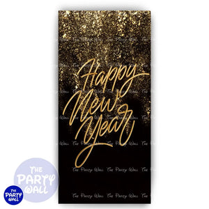 Año Nuevo - Funda para mampara de punta redonda o rectangular Mampara de punta redonda