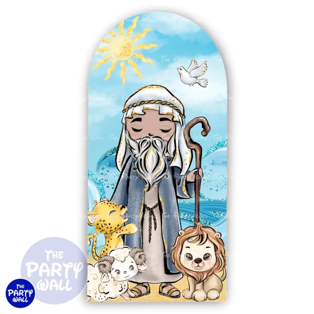 Arca de Noé - Funda para mampara de punta redonda o rectangular Mampara de punta redonda