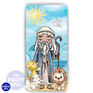 Arca de Noé - Funda para mampara de punta redonda o rectangular Mampara de punta redonda