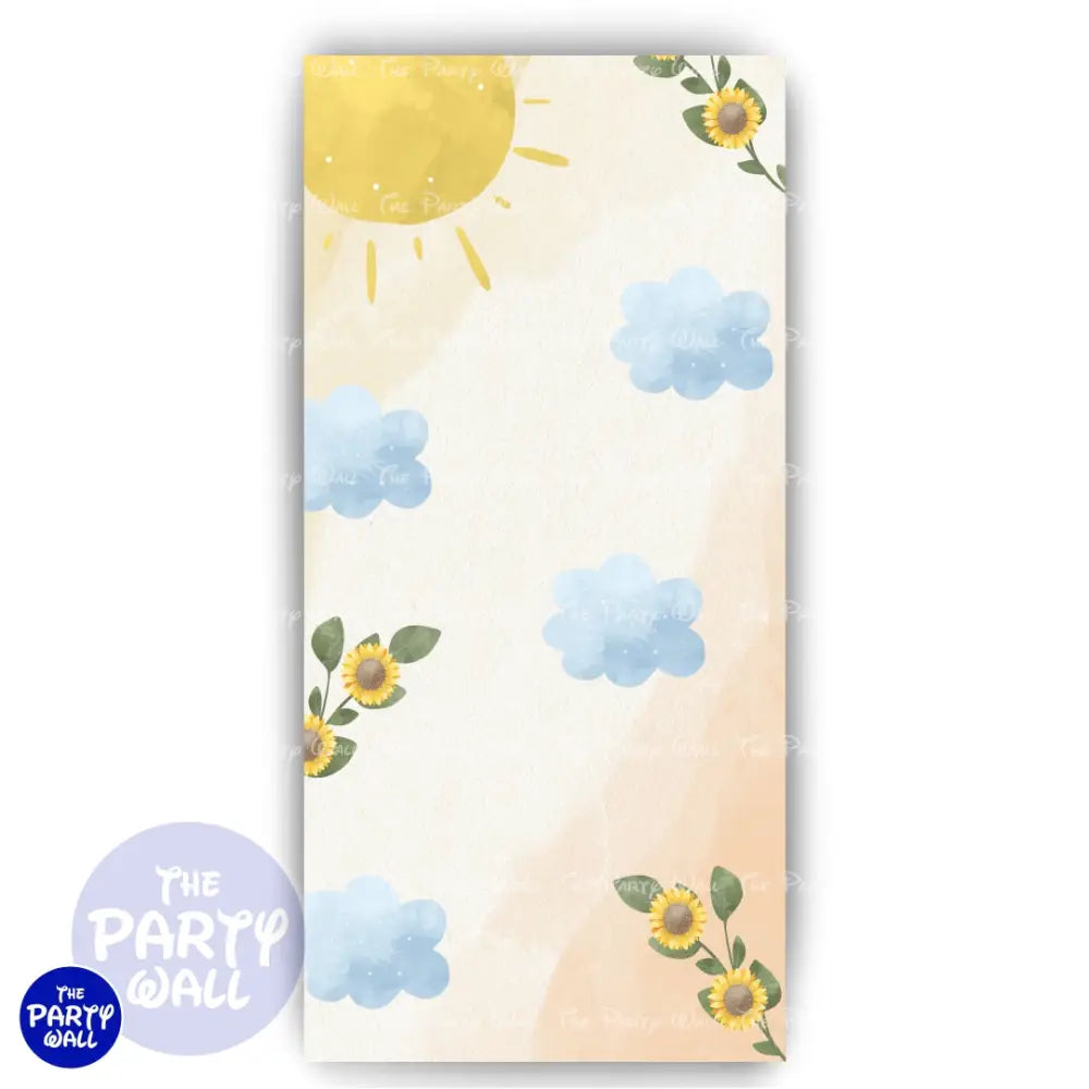 Arcoíris Boho - Funda para mampara de punta redonda o rectangular Mampara de punta redonda