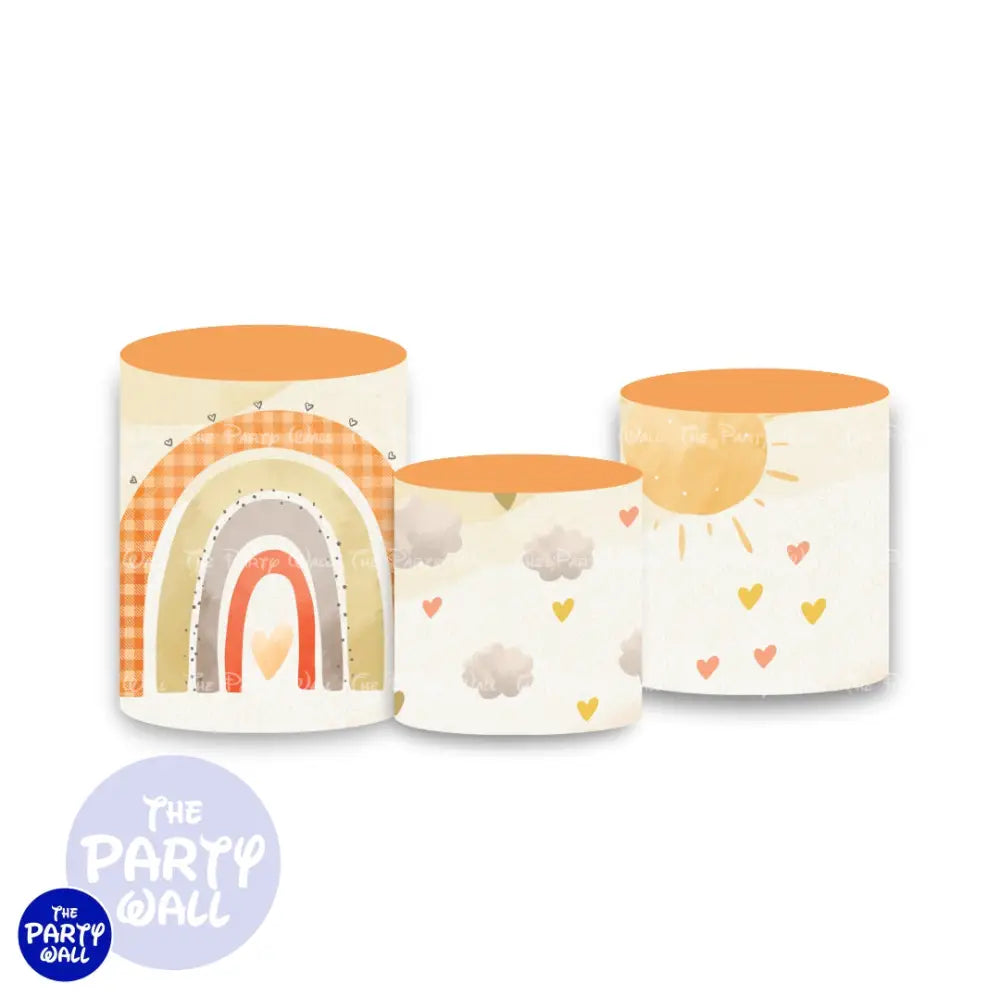 Arcoíris Boho - Fundas para cilindros Cilindros