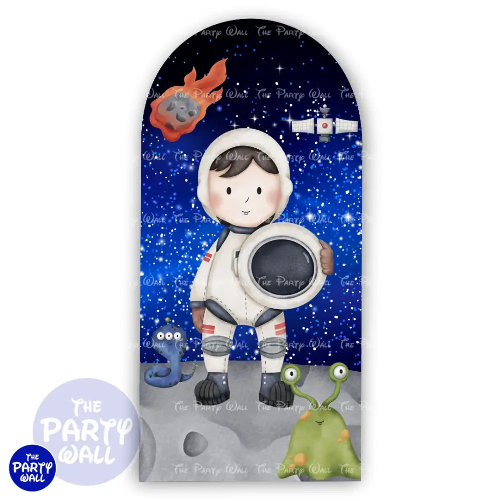Astronauta - Funda para mampara de punta redonda o rectangular Mampara de punta redonda