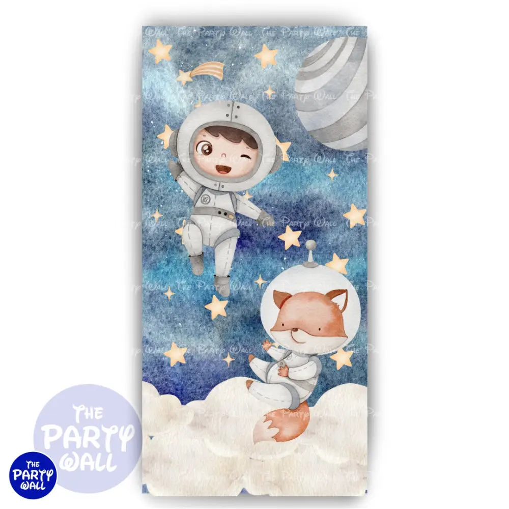 Astronauta - Funda para mampara de punta redonda o rectangular Mampara de punta redonda