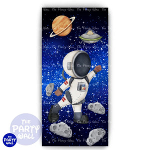 Astronauta - Funda para mampara de punta redonda o rectangular Mampara de punta redonda