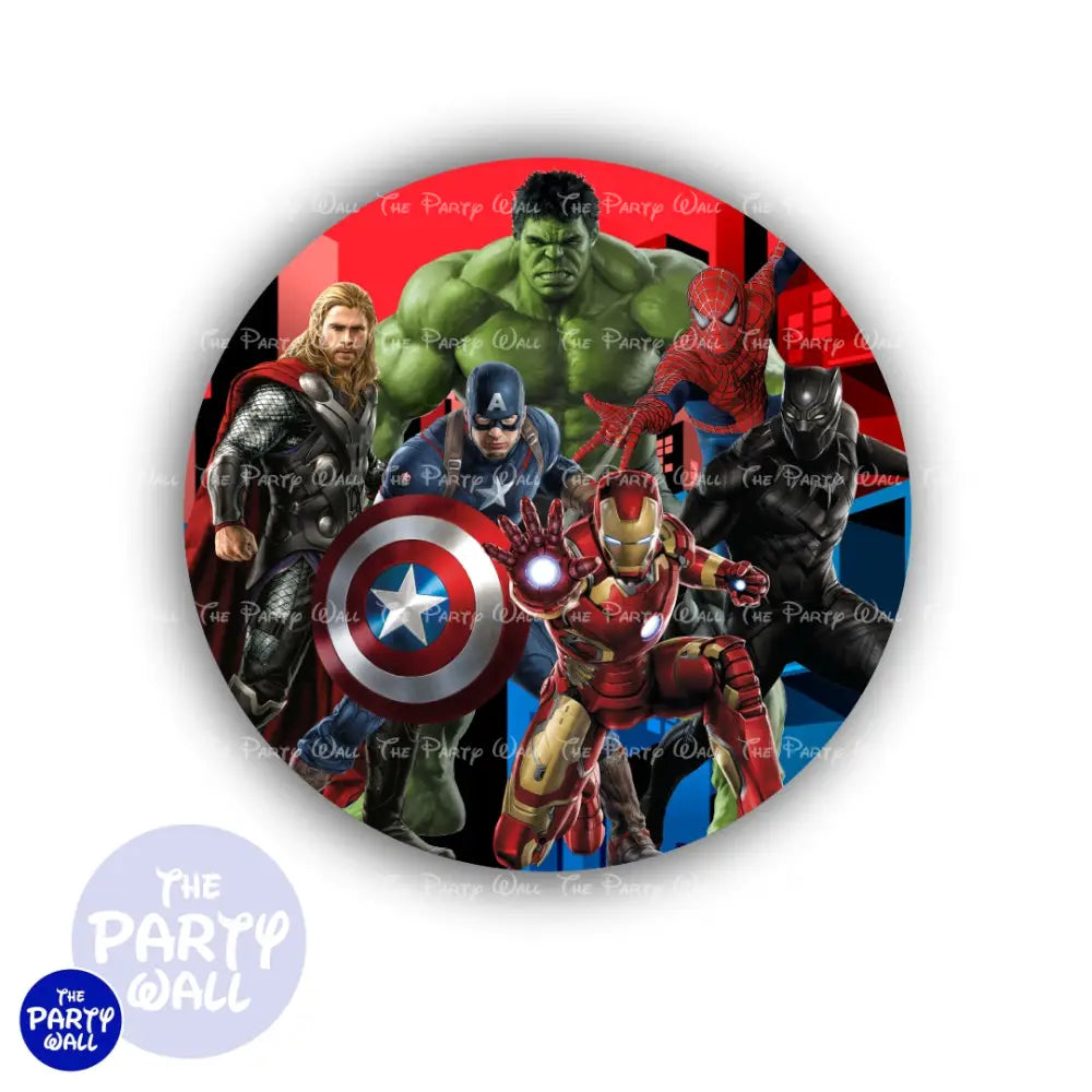 Avengers - Funda para mampara circular Circular