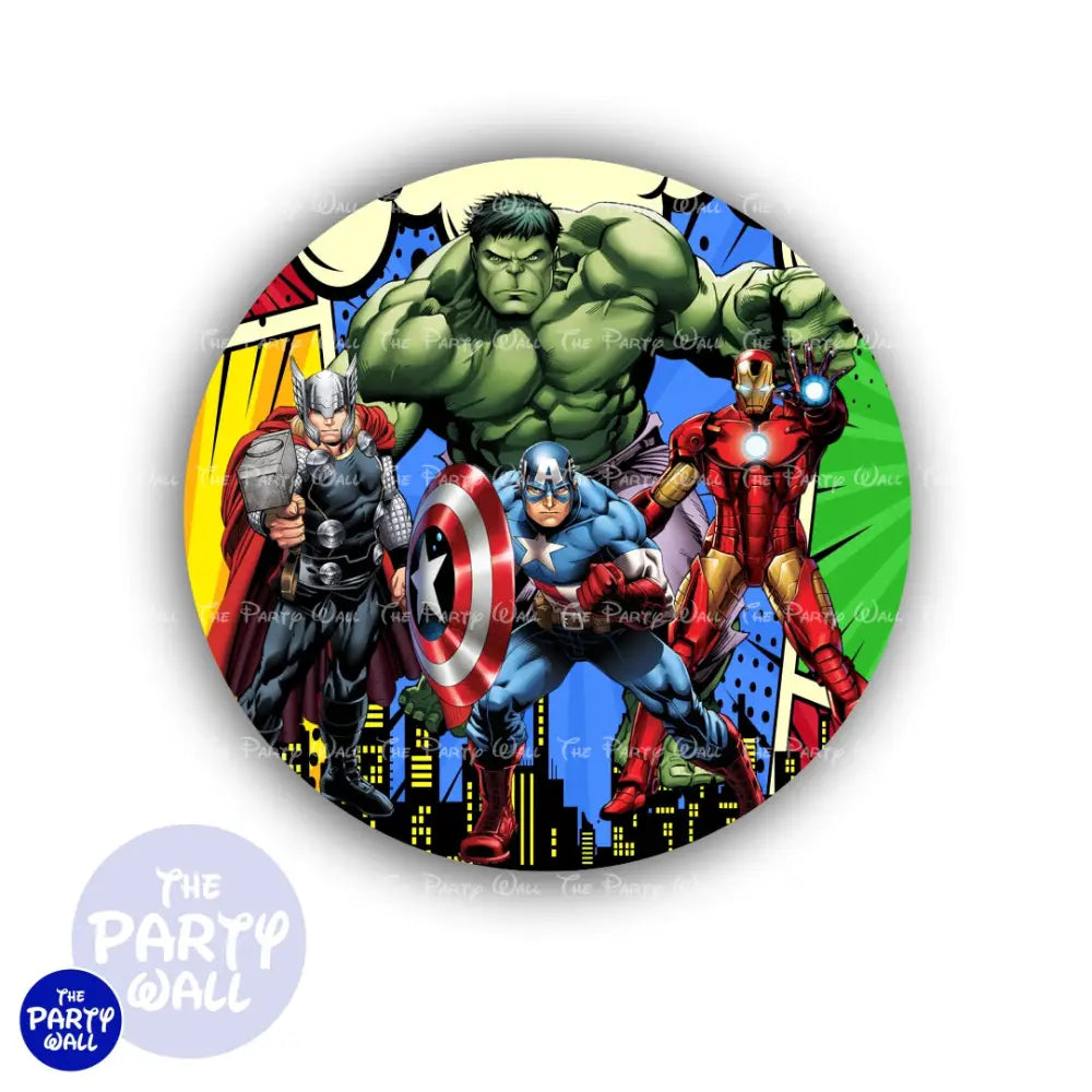 Avengers - Funda para mampara circular Circular