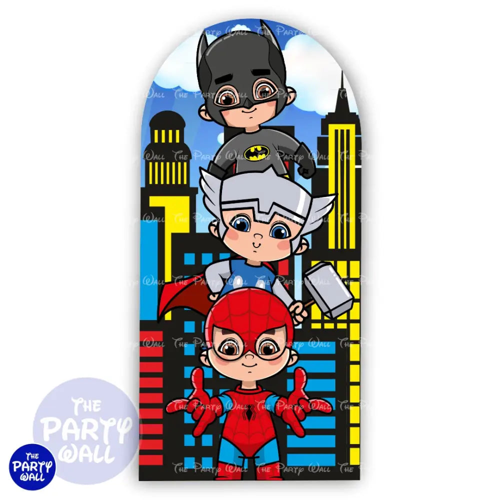 Avengers - Funda para mampara de punta redonda o rectangular Mampara de punta redonda