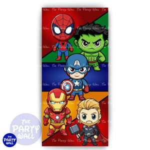 Avengers - Funda para mampara de punta redonda o rectangular Mampara de punta redonda