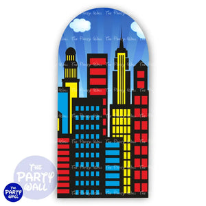 Avengers - Funda para mampara de punta redonda o rectangular Mampara de punta redonda