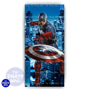 Avengers - Funda para mampara de punta redonda o rectangular Mampara de punta redonda