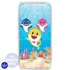 Baby Shark - Funda para mampara de punta redonda o rectangular Mampara de punta redonda