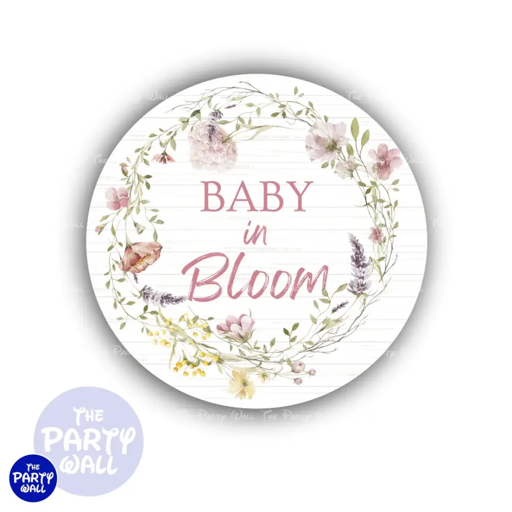 Baby Shower - Funda para mampara circular Circular