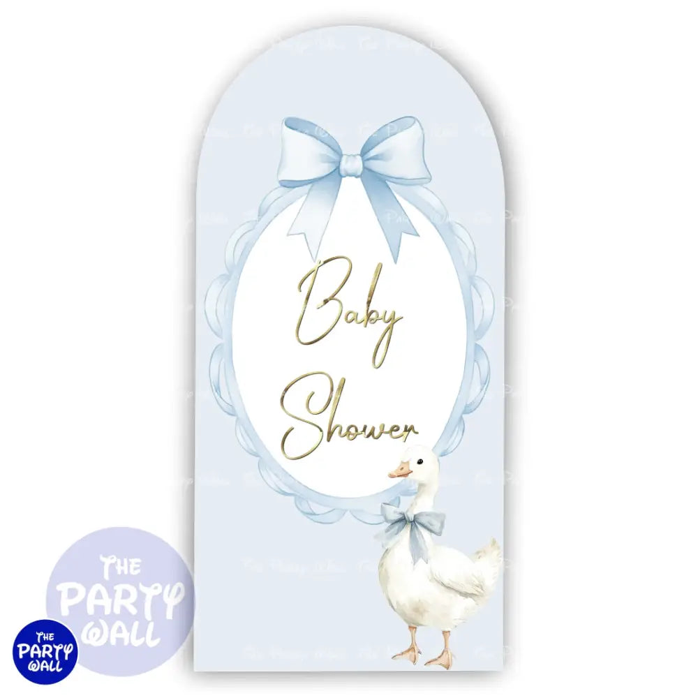 Baby Shower - Funda para mampara de punta redonda o rectangular Mampara de punta redonda