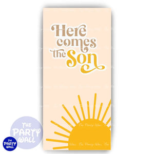 Baby Shower - Funda para mampara de punta redonda o rectangular Mampara de punta redonda