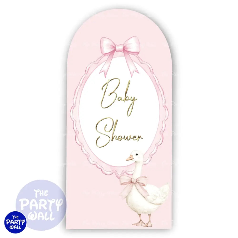 Baby Shower - Funda para mampara de punta redonda o rectangular Mampara de punta redonda