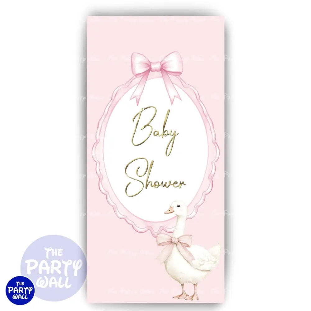 Baby Shower - Funda para mampara de punta redonda o rectangular Mampara de punta redonda