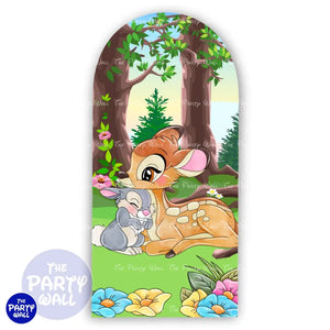 Bambi - Funda para mampara de punta redonda o rectangular Mampara de punta redonda