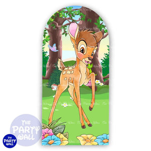 Bambi - Funda para mampara de punta redonda o rectangular Mampara de punta redonda