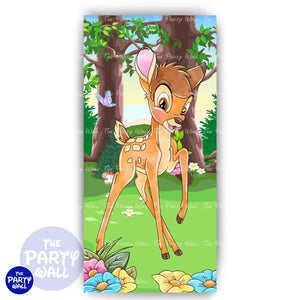 Bambi - Funda para mampara de punta redonda o rectangular Mampara de punta redonda