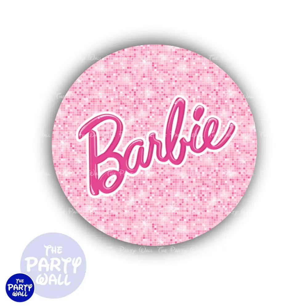 Barbie - Funda para mampara circular Circular