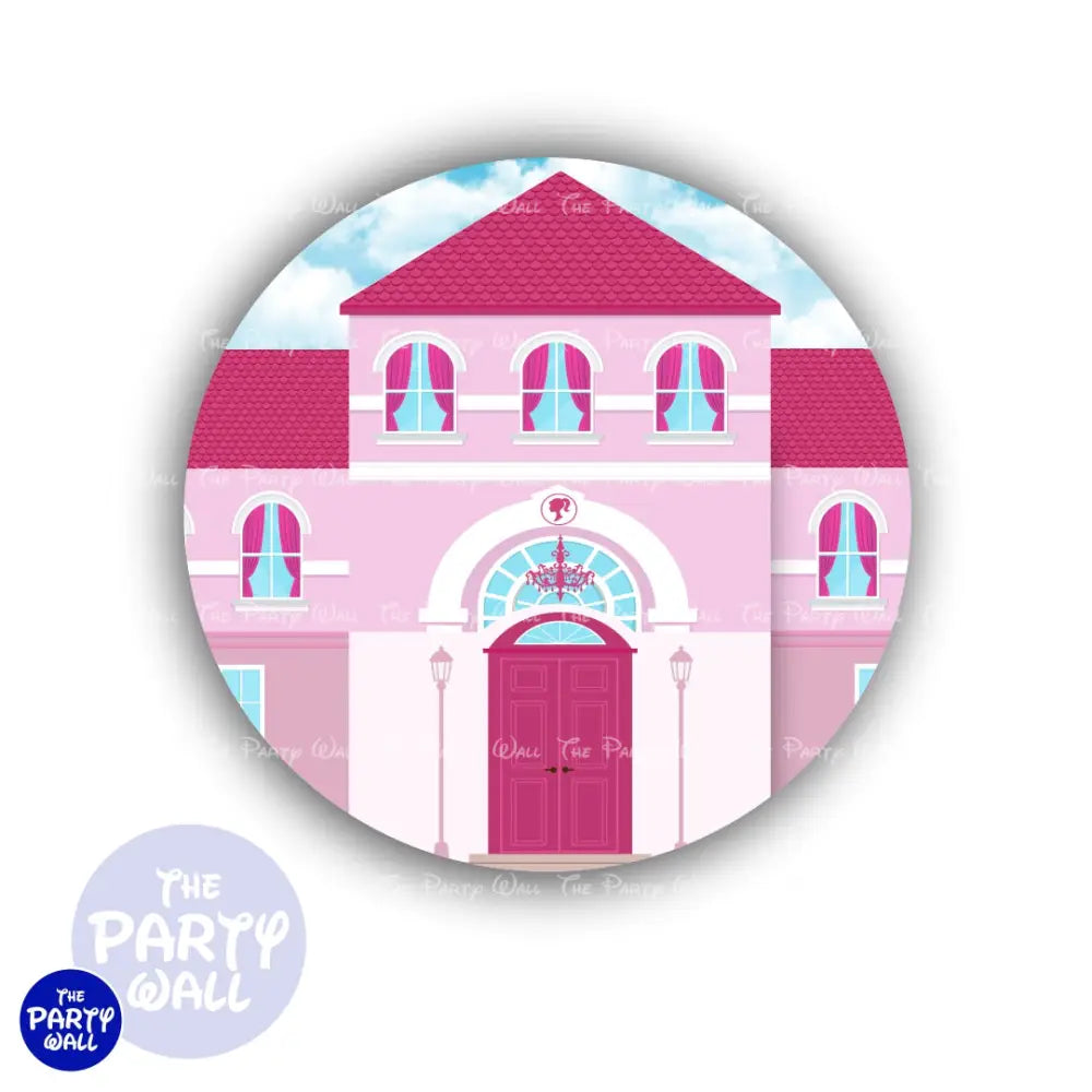 Barbie - Funda para mampara circular Circular