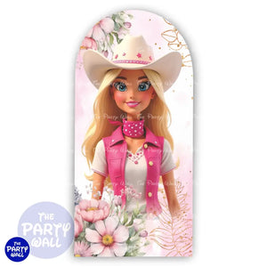 Barbie - Funda para mampara de punta redonda o rectangular Mampara de punta redonda