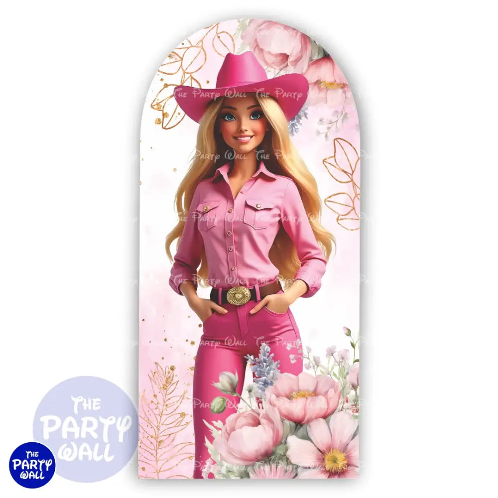 Barbie - Funda para mampara de punta redonda o rectangular Mampara de punta redonda