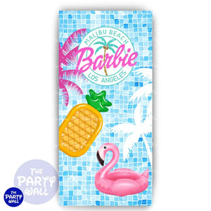 Barbie - Funda para mampara de punta redonda o rectangular Mampara de punta redonda