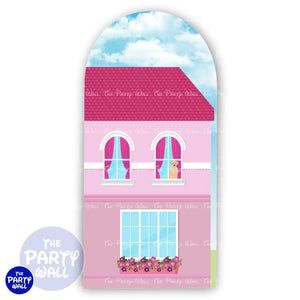 Barbie - Funda para mampara de punta redonda o rectangular Mampara de punta redonda