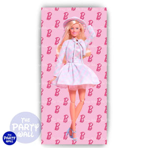 Barbie - Funda para mampara de punta redonda o rectangular Mampara de punta redonda