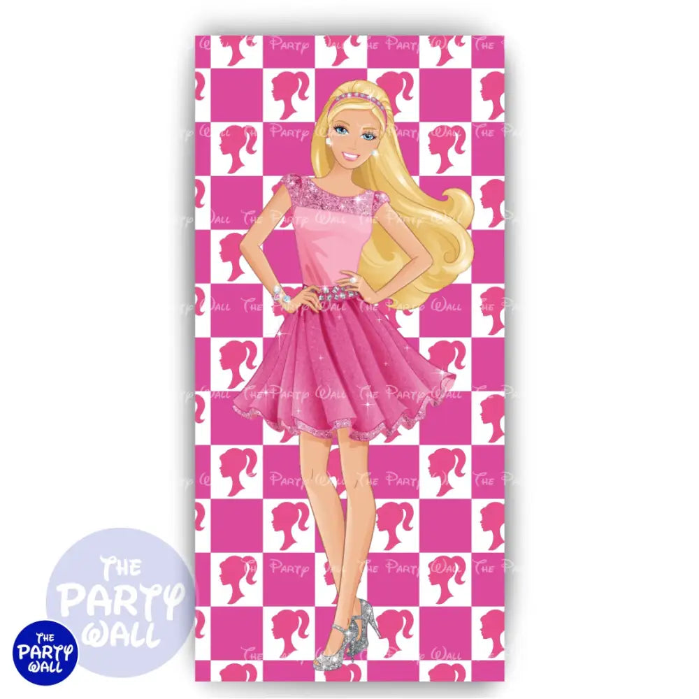 Barbie - Funda para mampara de punta redonda o rectangular Mampara de punta redonda