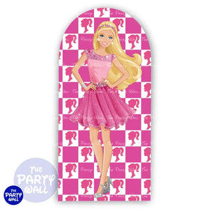 Barbie - Funda para mampara de punta redonda o rectangular Mampara de punta redonda