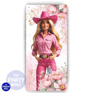 Barbie - Funda para mampara de punta redonda o rectangular Mampara de punta redonda